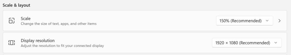 resolution and scale